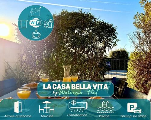 Calvisson House | La Casa BellaVita, 4 pers Piscine à Calvisson