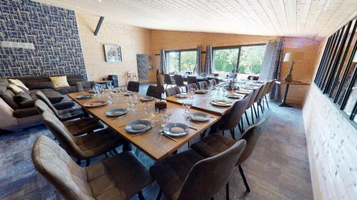 Le Parc House | La Clef Decamp Cornillières Maisonnettes 35 pers jacuzzi, jeux