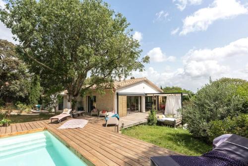 Aiguelongue Villa | La Coursive, belle maison tout confort avec piscine