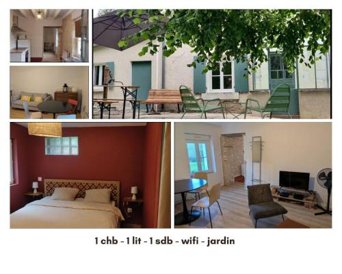 Saint-Martin-de-Lamps House | La Datcha d Elvira - Maison de campagne au vert