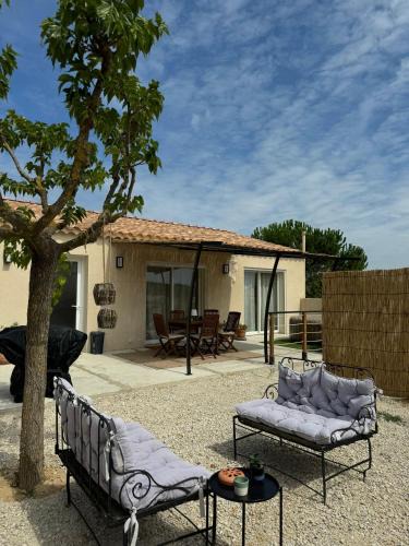Saint-Andre-d'Olerargues Villa | La Farigoule - Villa avec spa, clim, terrasse