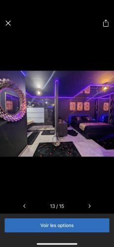 Moyen-Vernet Apartment | La Gold Room jacuzzi et sauna