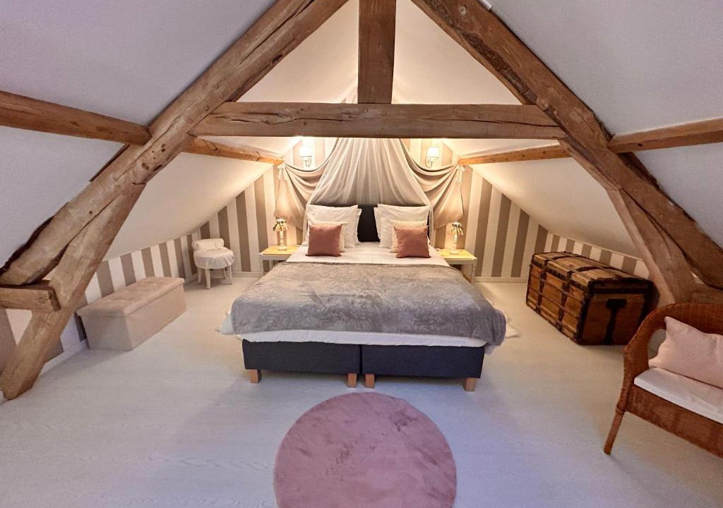 Woignarue House | La Grange Aux Hirondelles - Chambre romantique