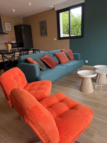 Vaux-sur-Seulles House | La Mésa Normande, Ville et Plage avec Jardin