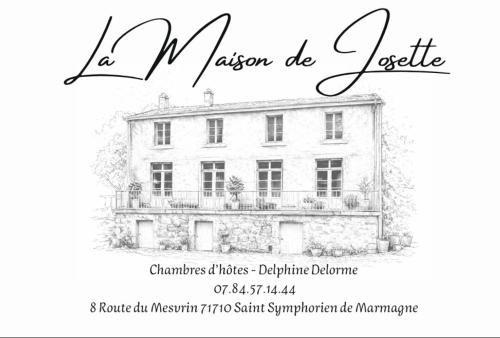 Saint-Symphorien-de-Marmagne Bed & Breakfast | La Maison de Josette