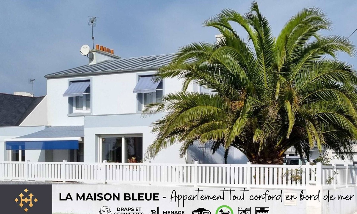 Locmaria-Plouzane Apartment | La Maison Bleue - Comfortable appt Gr34