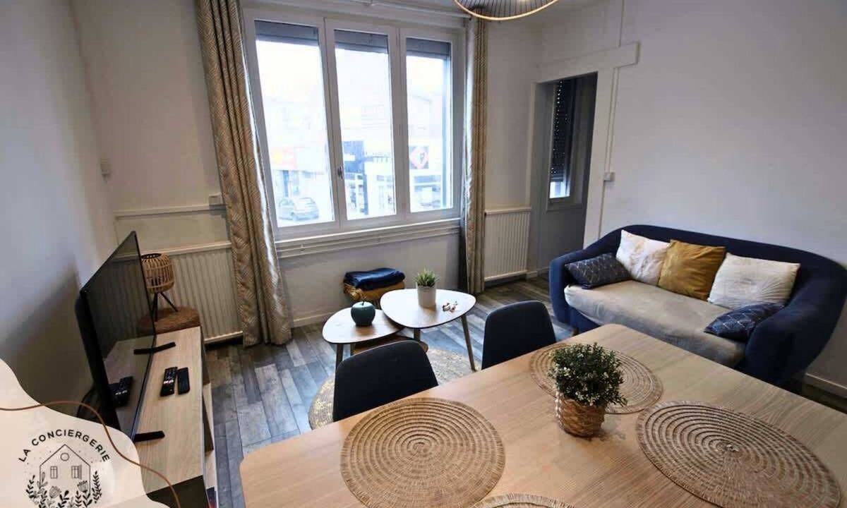 Lens House | La maison citadine, garage, wifi, lavelinge, 4pers