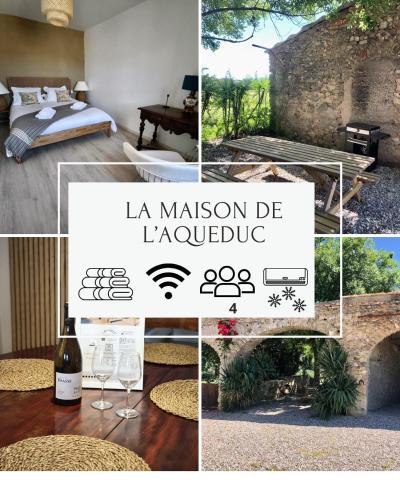 Bourigeole House | La Maison de l'Aqueduc - Séjour au cœur des vignes -