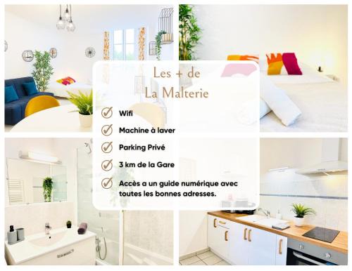 La Chapelle-Saint-Luc Apartment | La Malterie - Machine à laver & WiFi