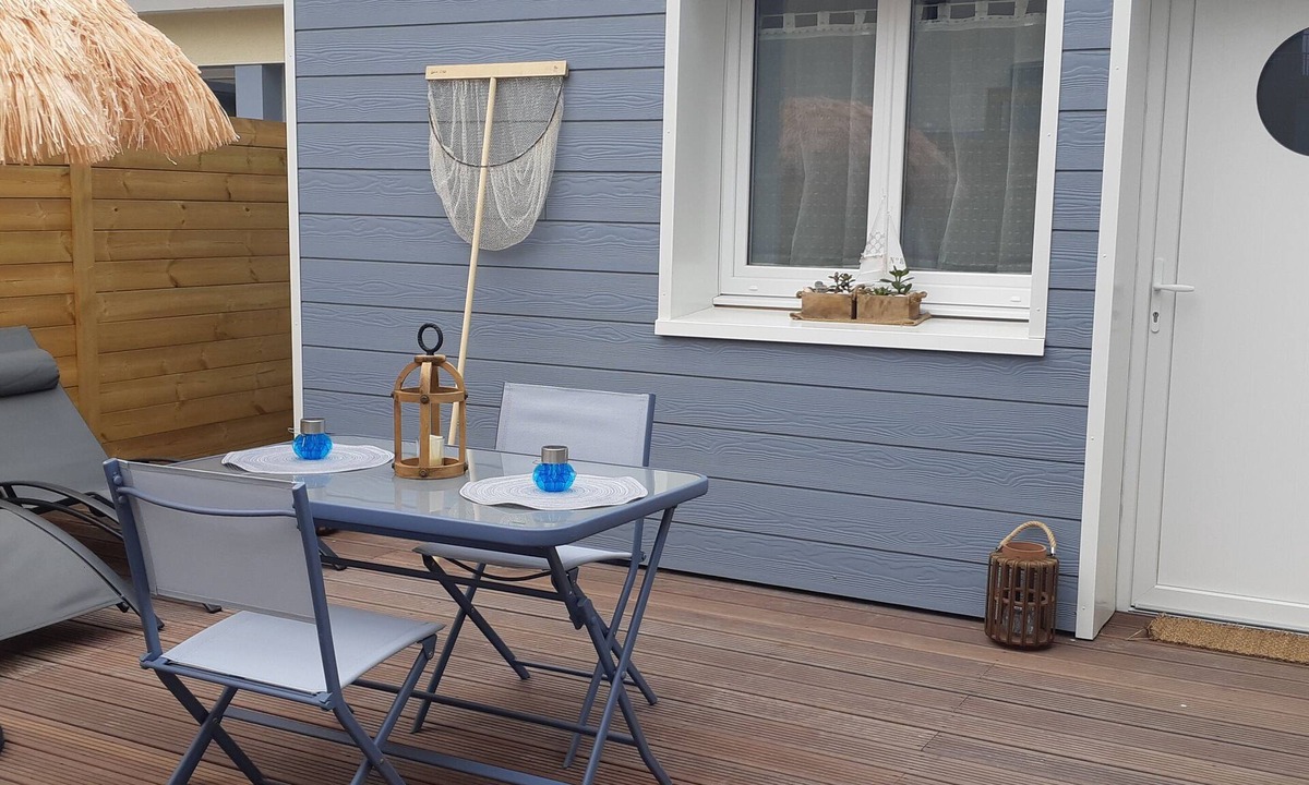 Le Portel Apartment | "La Mer Bohème", 1 bed, 2 pers, free secure parking with badge, 8 mn from the beach