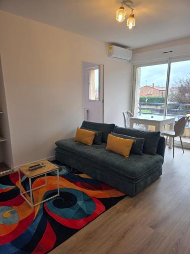 Toulouse West Apartment | La nid douillet-parking-balcon-CHbM