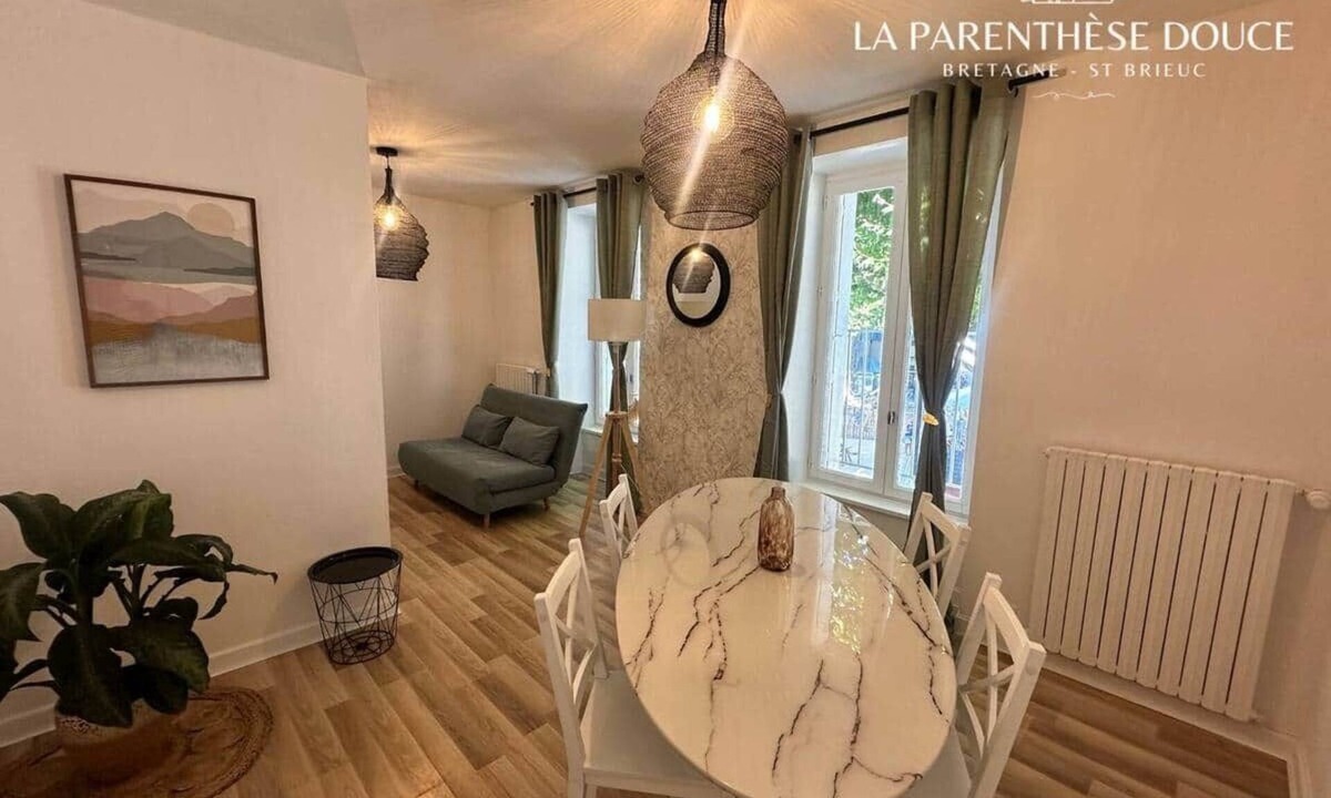 Saint-Brieuc Apartment | La Parenthèse Douce