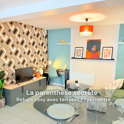 Roubaix Apartment | La Parenthèse Secrète - Refuge cosy avec terrasse hypercentre