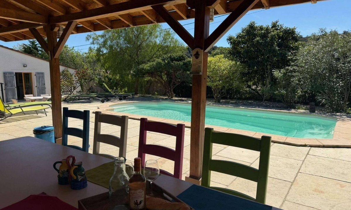 Roquebrun House | La Rocaille, house for 6 with swimming pool
