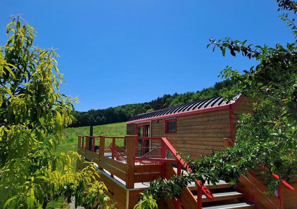 Castelnau-de-Montmiral Ski Chalet | La roulotte du tonnelier