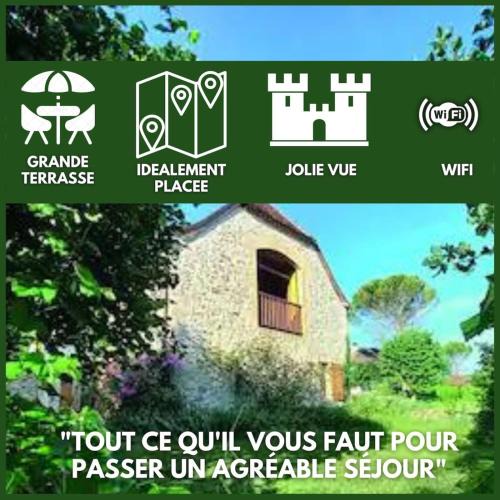 Loubressac House | La Sagnarde Loubressac Terrasse intime