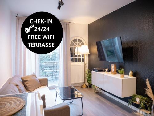 Vaulx En Velin Village Apartment | La suite bohème, 4 prs, avec terrasse