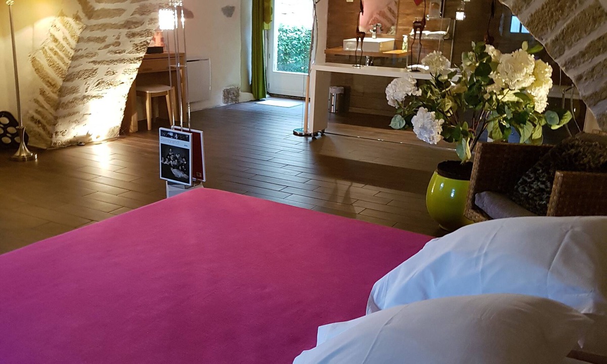Compregnac Bed & Breakfast | LA TERRASSE DE PEYRE "chambre la grange" (barn room)