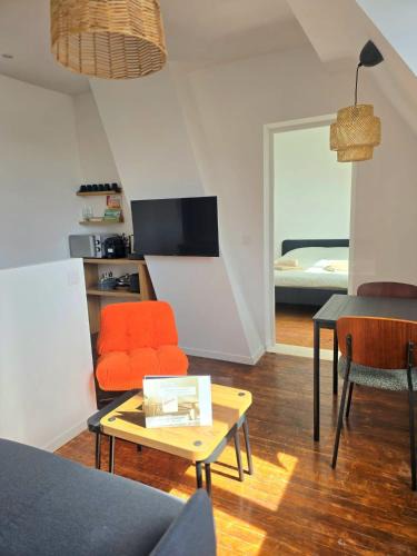Rives-en-Seine Apartment | La Tour d'Harfleur 3 -Coconing avec vue