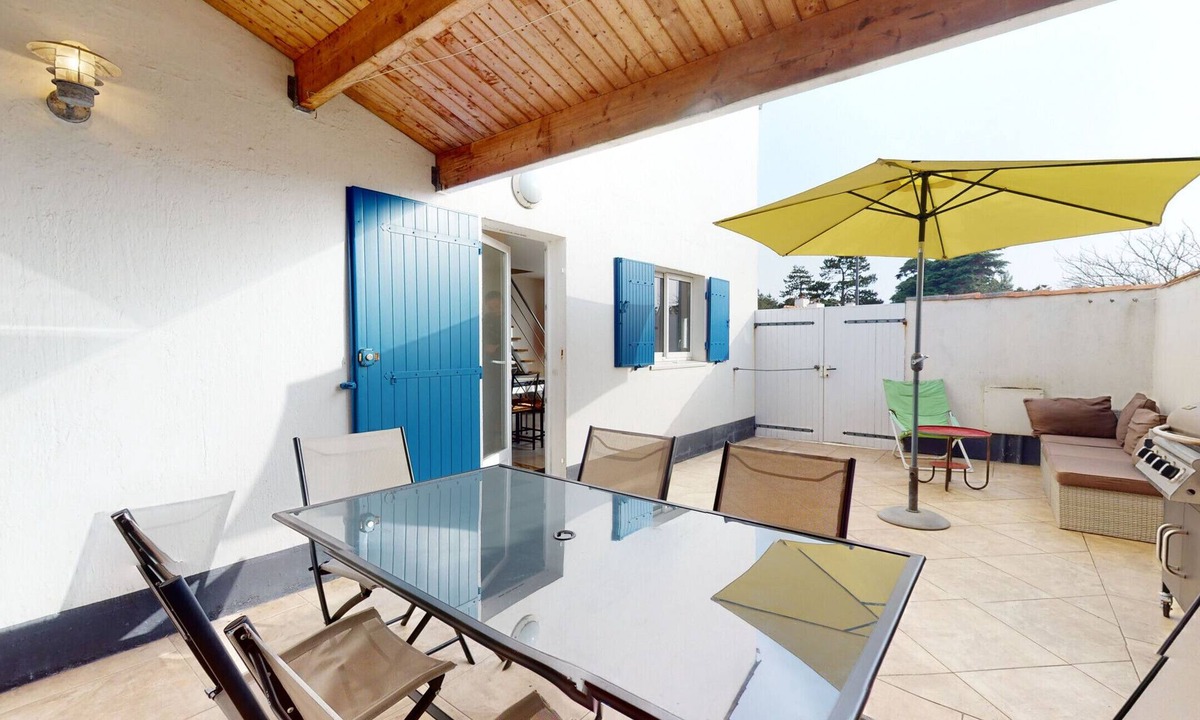 Bretignolles-sur-Mer Ski Chalet | La Villa Bleue à 300 m de la Mer