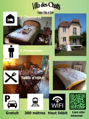 Andresy Bed & Breakfast | la villa des chats