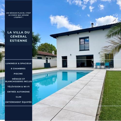 Mont-de-Marsan House | La Villa Estienne - Spacieuse - Conviviale - 6 Chambres - Parking privé