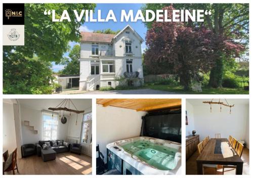 Calais Villa | La Villa Madeleine -jacuzzi - 10 voyageurs