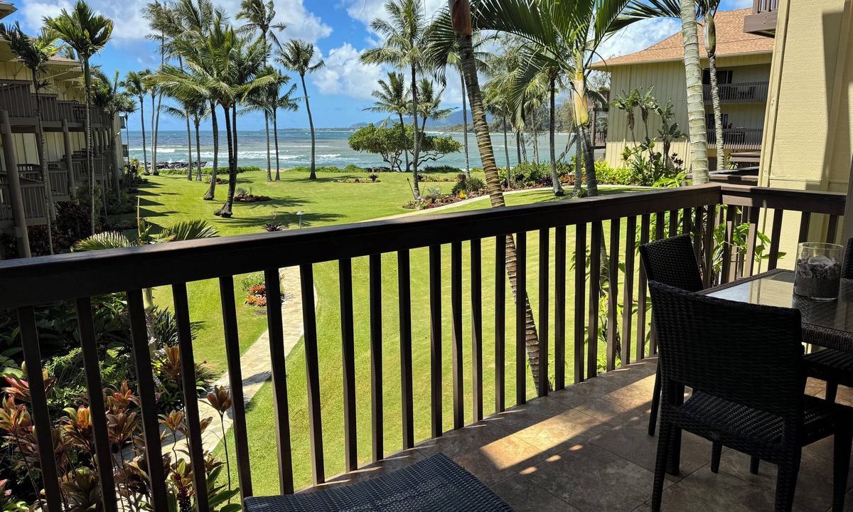 Wailua Condo | Lae Nani Beautiful Oceanfront Condo with newly installed AC 2BR/2BA