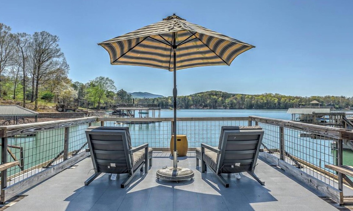 Morganton Cabin | Lake Cove Oasis - Waterfront on Lake Blue Ridge | Private Yard and Dock | Pet Friendly