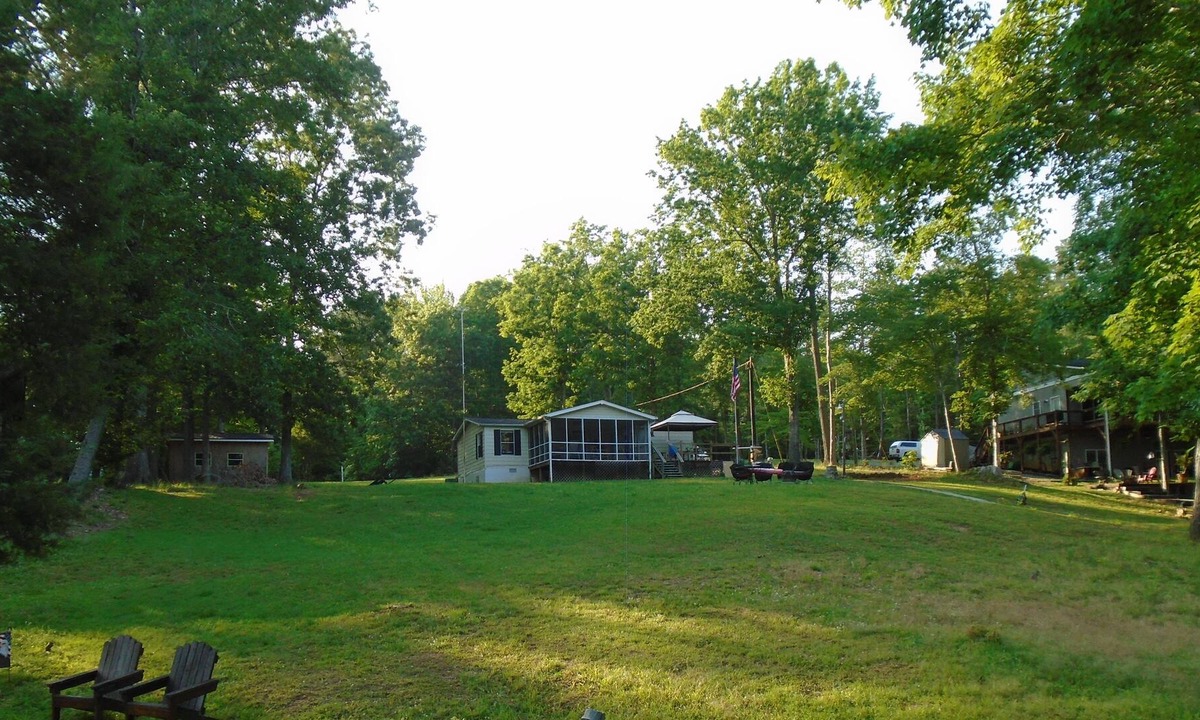 Wise House | Lake Gaston most usable waterfront acre lot with bulkhead on large cove.