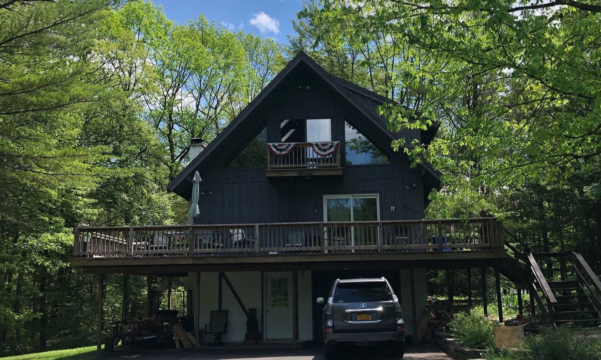 Lake George Ski Chalet | lake George Adirondack Chalet