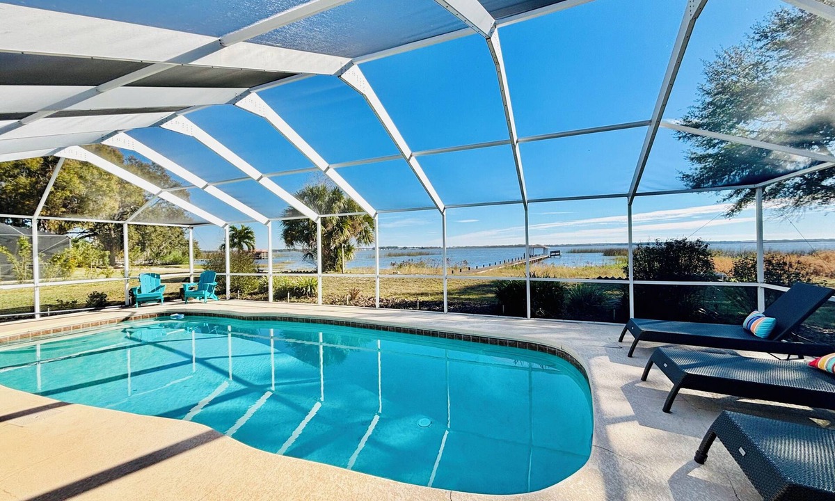 Winter Haven House | Lake Hamilton Oasis - Pool Dock Sunrise Views