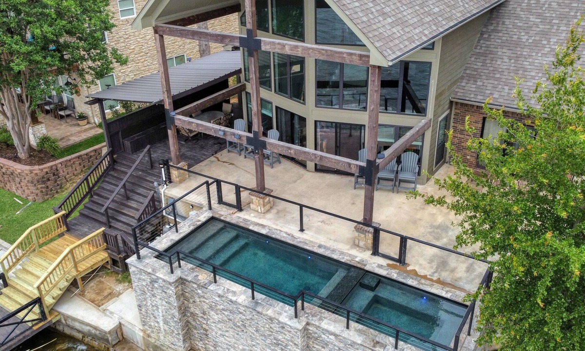Star Harbor House | Lake House with pool + hot tub on Golf Course with boat dock