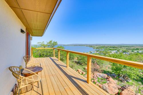 Medicine Park House | Lake Lawtonka View: Mountaintop Medicine Park Home