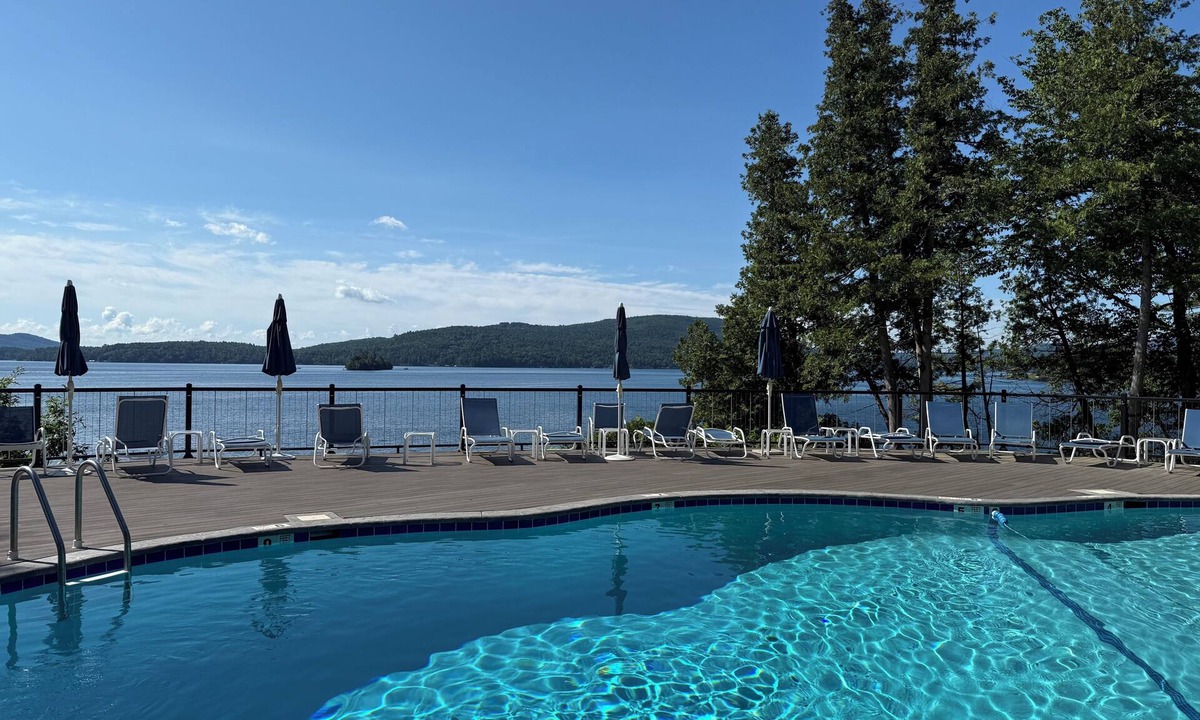 Lake George Condo | Lake side unit with resort amenities - pool, beach & tennis.