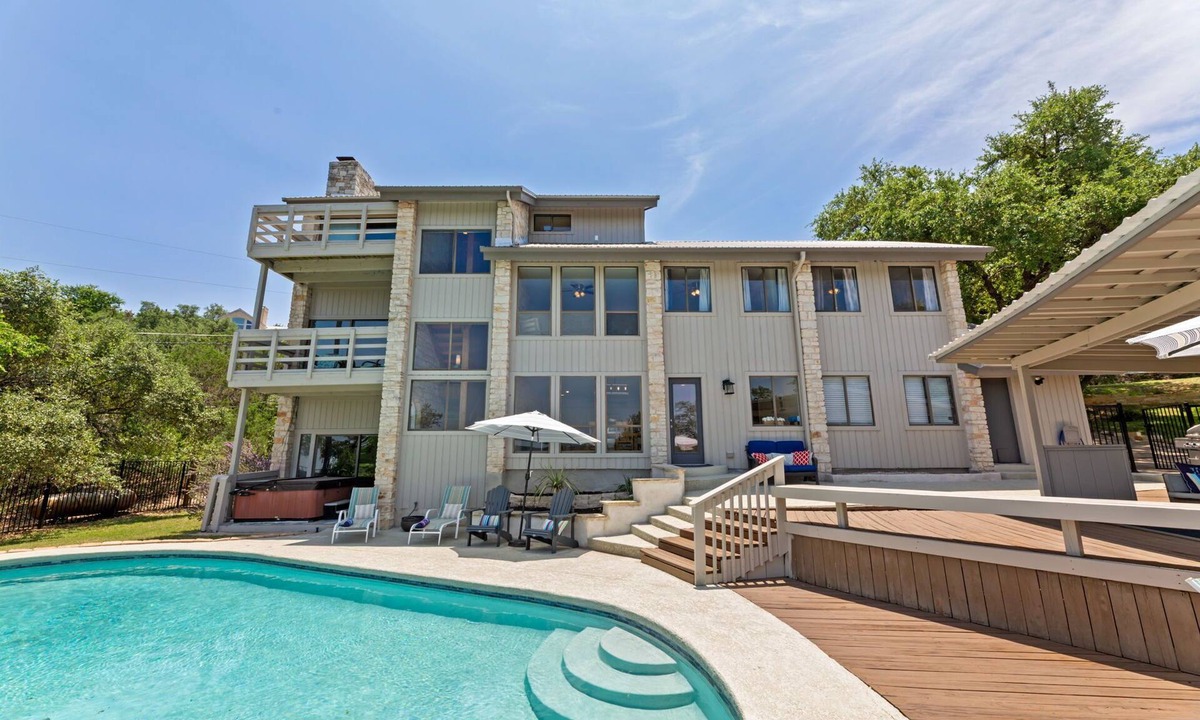 Travis Landing House | Lake Travis Oasis, Pool, Hot Tub, Lake Views, Near Marinas & Austin!
