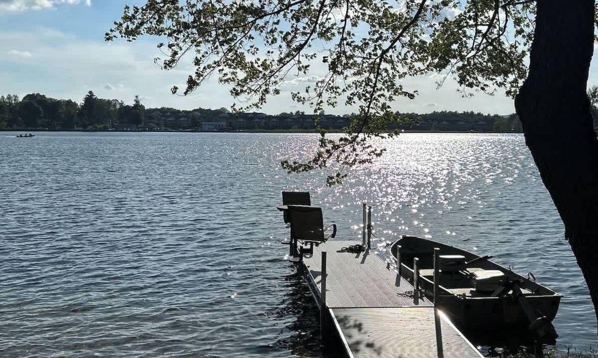 Lunenburg House | Lake waterfront with beach & dock. Min 31 nights.