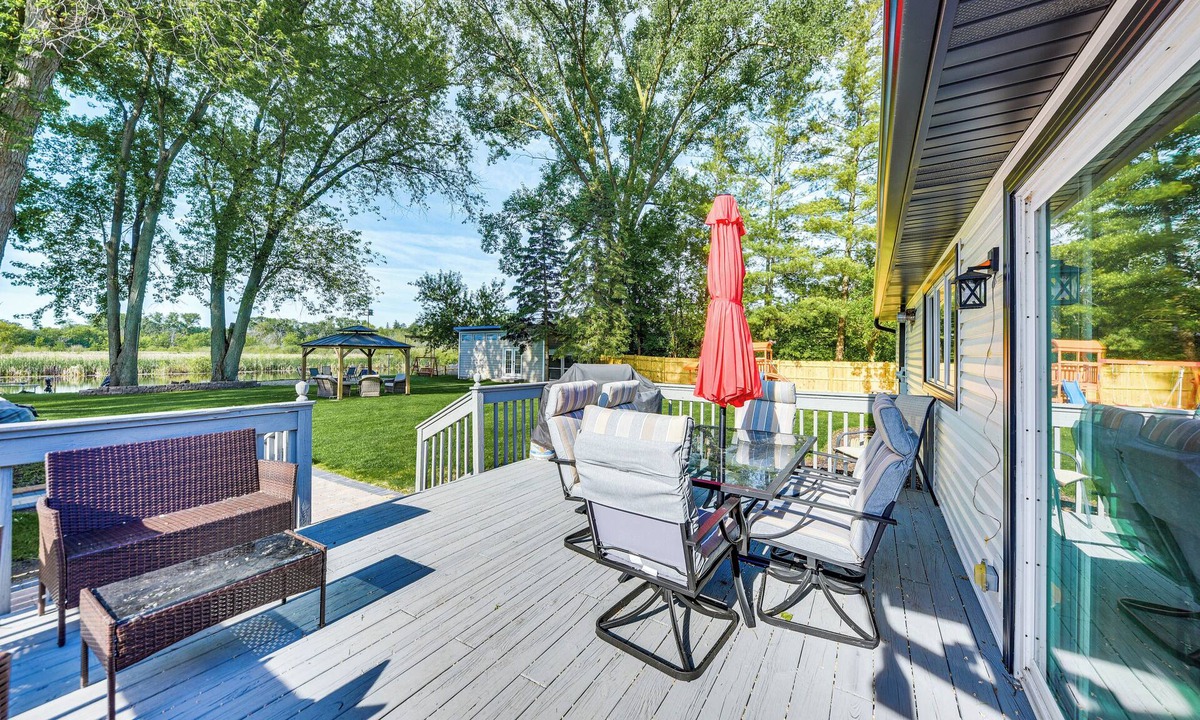 Antioch House | Lakefront Antioch Home w/Dock, Grill, Game Room!
