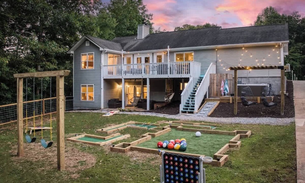 Gainesville House | Lakefront, Boat Dock, Game Room, Backyard Oasis