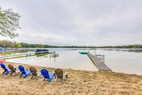 New Munster House | Lakefront Burlington Vacation Rental: Dock + Beach
