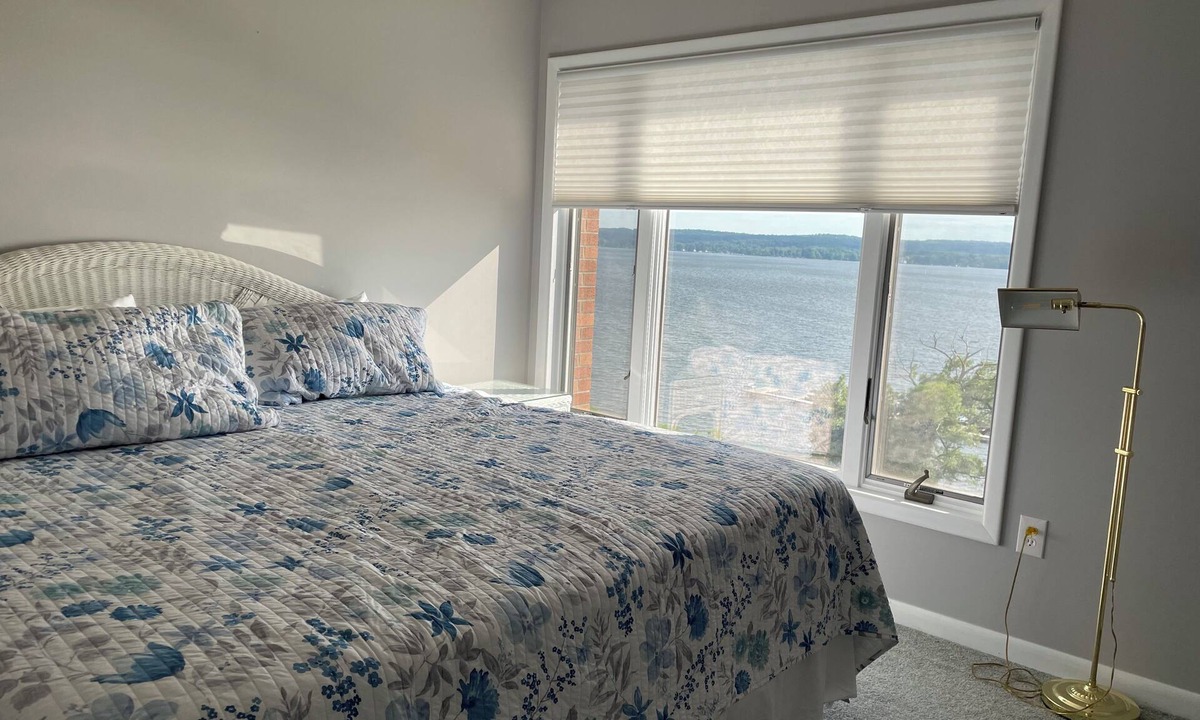 Dewittville Condo | Lakefront condo with pool, tennis and pickleball