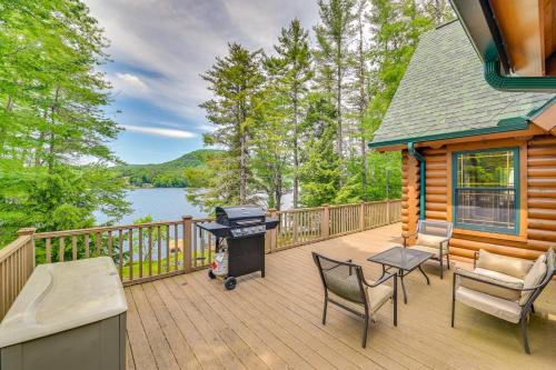 Corinth House | Lakefront Corinth Log Home Private Dock, Fire Pit