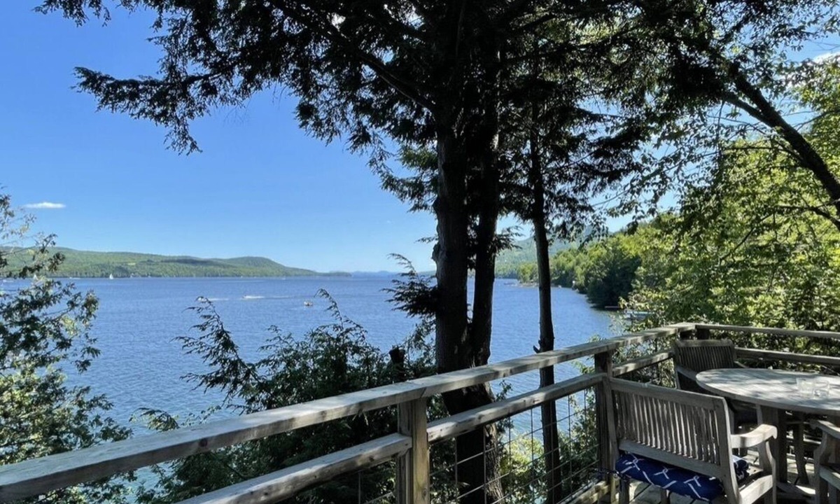 Potton House | Lakefront Cottage on with private beach. Lake Memphremagog