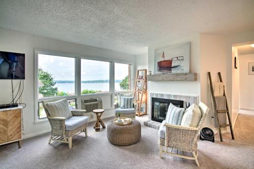 Dewittville House | Lakefront Dewittville Condo with Private Deck!