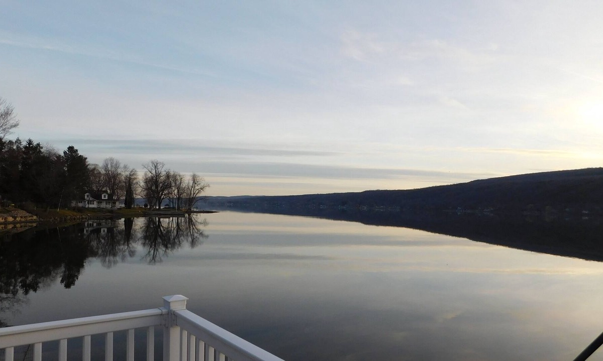 Honeoye House | Lakefront, family friendly home with beautiful lake frontage; unobstructed views
