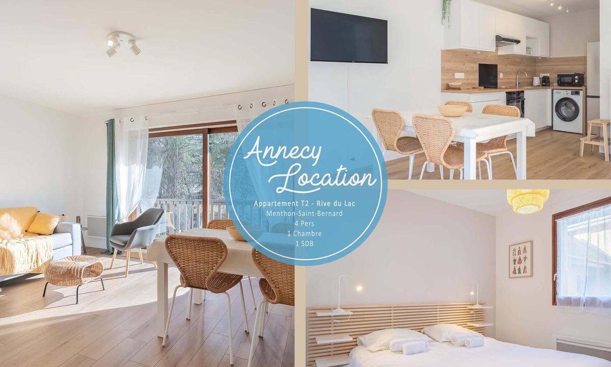 Menthon-Saint-Bernard Apartment | Lakefront T2 Apartment – Rive du Lac