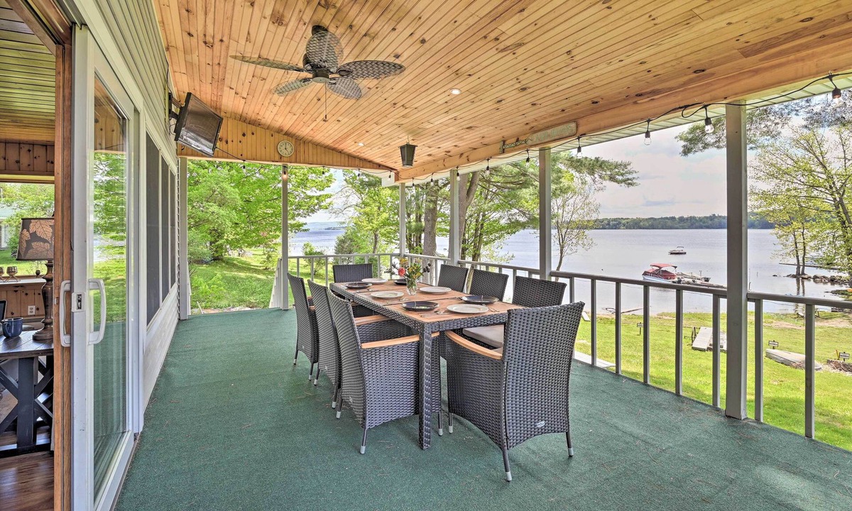 Gloversville House | Lakefront Gloversville Home w/Beach + Dock!