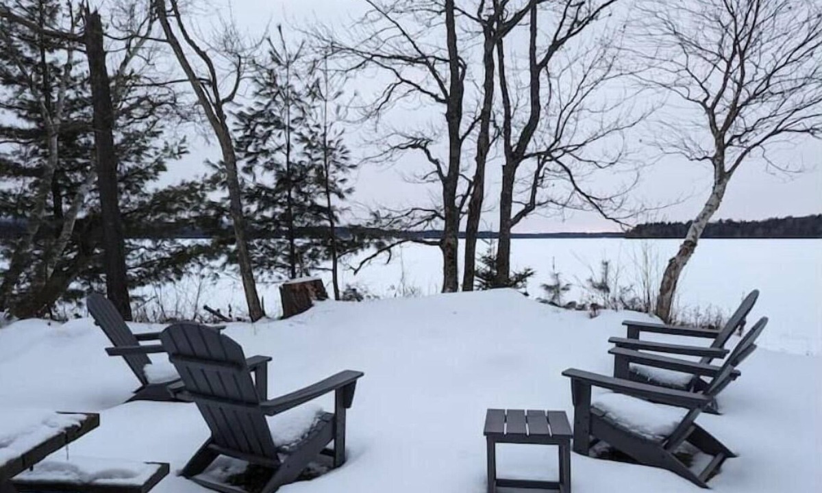 Saranac Lake Cabin | Lakefront Home and Boathouse on Lake Clear