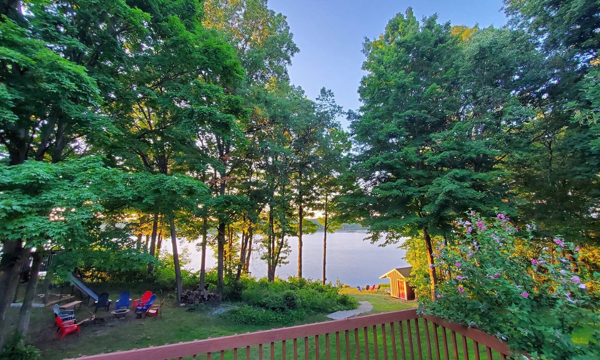 East Leroy House | Lakefront Home - Private Dock - Sleeps 20+