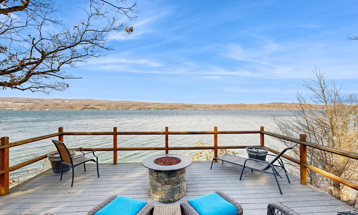 Rushville House | Lakefront home & studio with and two firepits - close to attractions